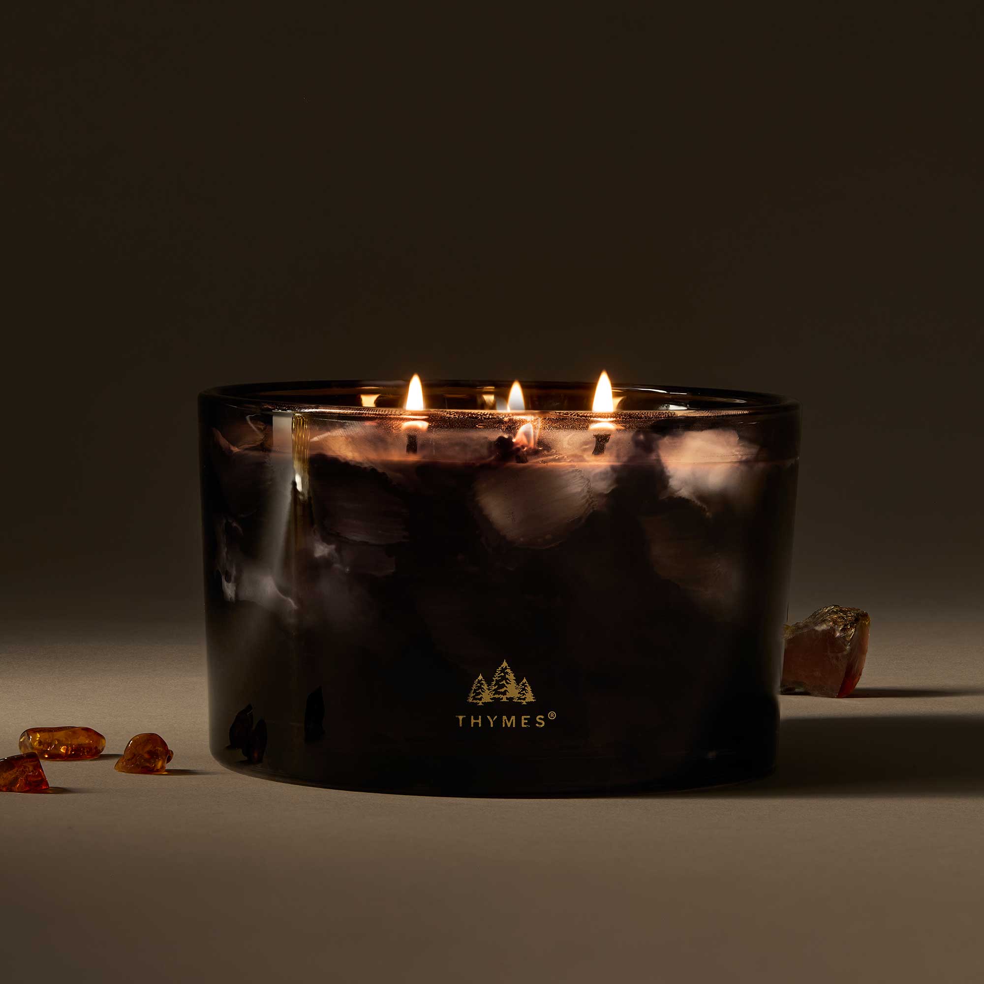 Alternative view of Noir Woods 3-Wick Poured Candle