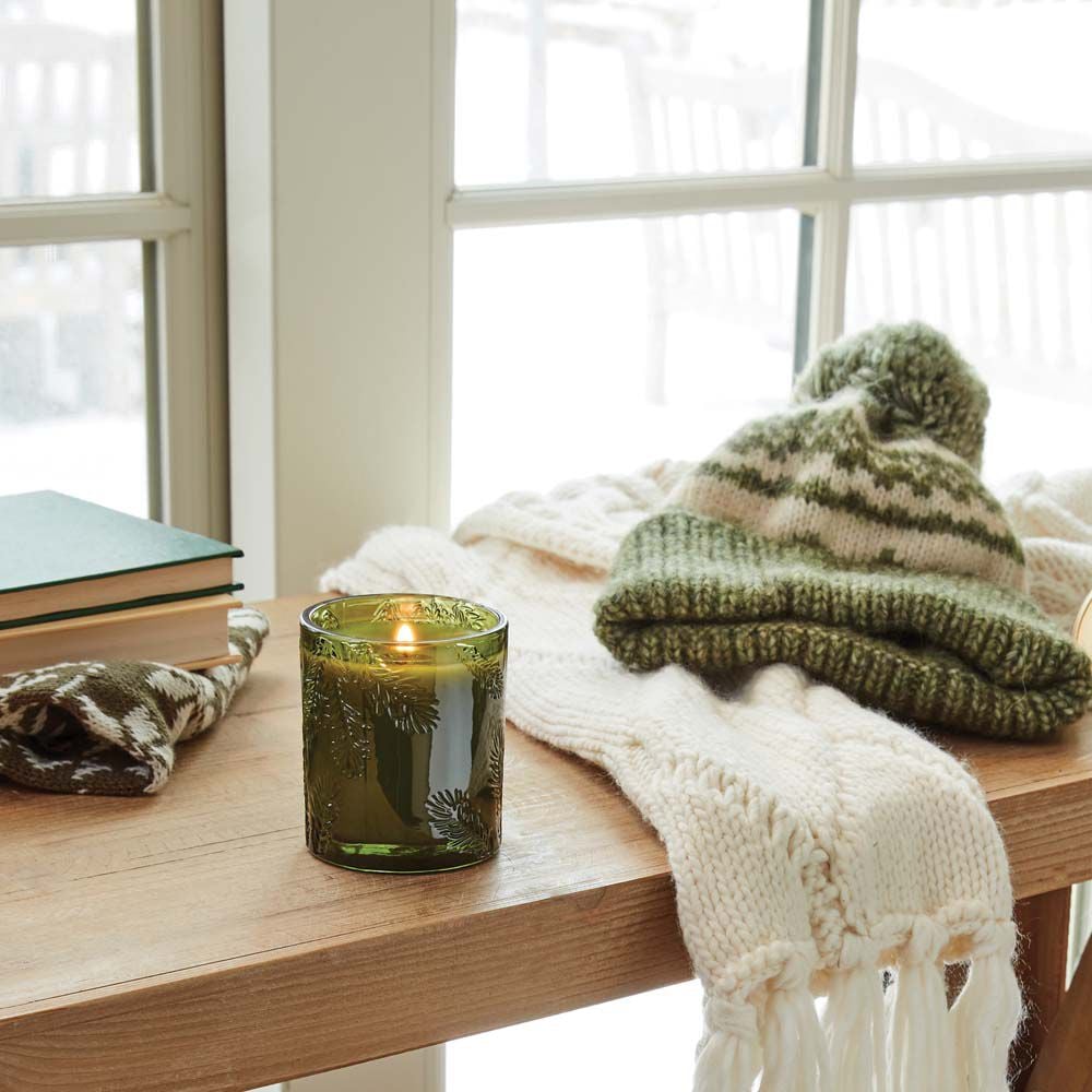 Alternative view of Frasier Fir Green Glass Candle